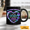 Personalized You Left Paw Prints on My Heart Dog Memorial Mug MR224 67O47 1