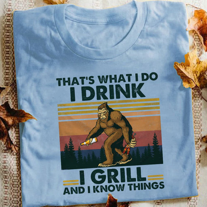 Camping Bigfoot White T Shirt JN127 85O58 1