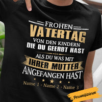 Personalized Step Dad German Stiefvater  T Shirt AP145 95O58 thumb 1