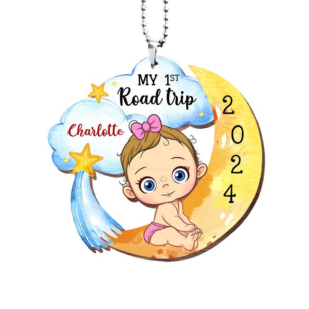 Personalized Gift For Baby My First Road Trip Ornament 31571 Primary Mockup