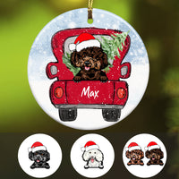 Personalized Poodle Dog Christmas Ornament SB301 81O34 thumb 1
