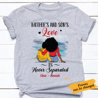 Personalized BWA Mom And Son Love T Shirt AG91 30O65 thumb 1