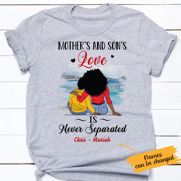 Personalized BWA Mom And Son Love T Shirt AG91 30O65 1