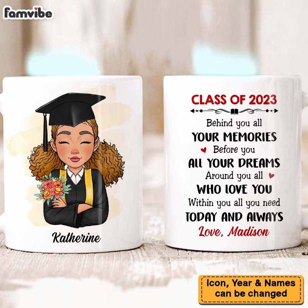 Personalized Graduation Gift Around You All Who Love You Mug 25013 Primary Mockup