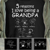 Personalized Grandpa Reasons T Shirt AP11 81O34 1