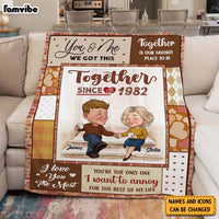 Personalized I Love You The Most Together Since Couple Blanket 30548 thumb 1