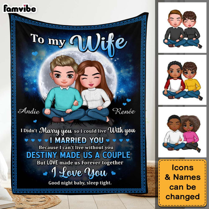 Personalized Gift For Wife Couple Forever Together Blanket 31088 1