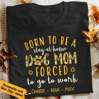 Personalized Sunflower Dog Mom  T Shirt JN121 67O36 thumb 1