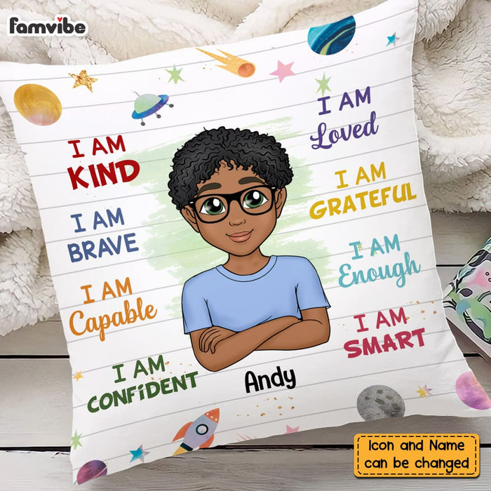 Personalized Gift For Grandson I Am Kind Pillow 22802 1