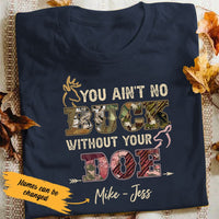 Personalized Hunting Husband & Wife T Shirt JN211 95O53 thumb 1