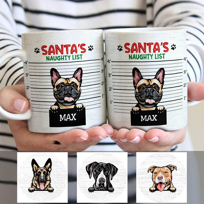 Personalized Santa Naughty List Christmas Mug OB144 85O53 1