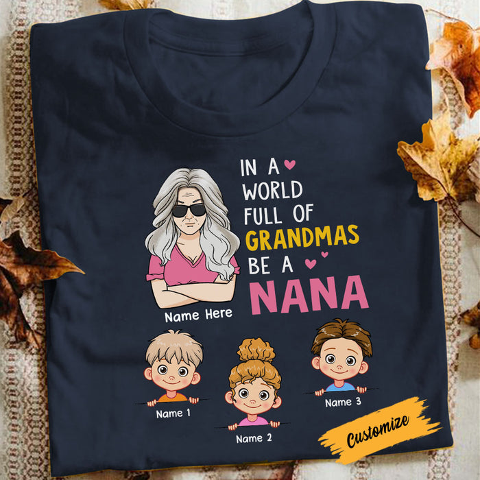 Personalized Mom Grandma Be A Mimi T Shirt JN243 30O58 1
