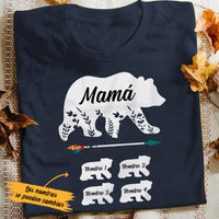 Personalized Grandma Mom Mamá Abuela Bear Spanish T Shirt AP86 30O53 thumb 1