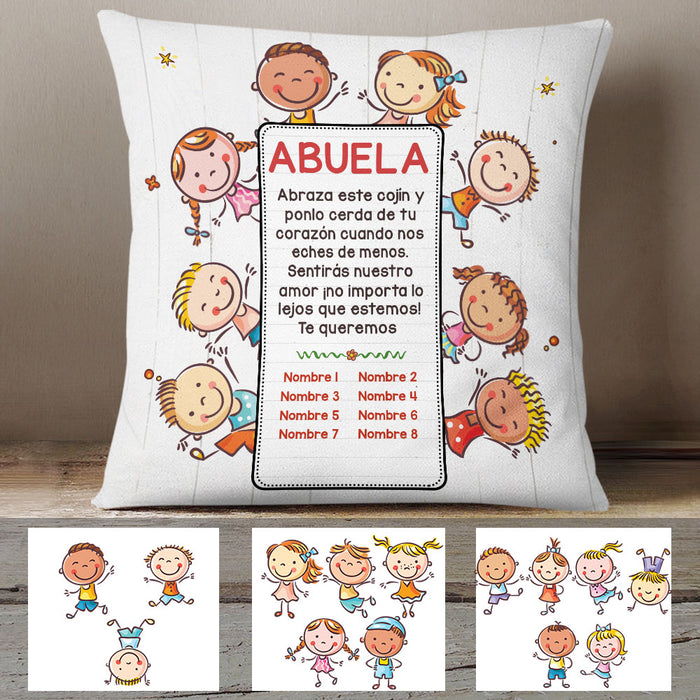 Personalized Spanish Mamá Abuela Note For Mom Grandma Pillow AP268 65O60 1