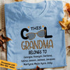 Personalized Cool Grandma White T Shirt JN181 81O36 1