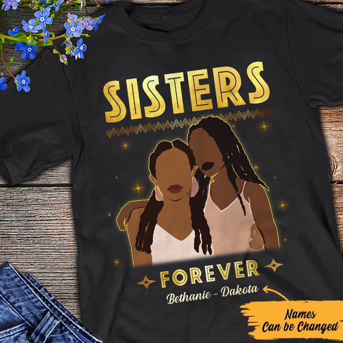 Personalized Sisters Forever BWA Friends T Shirt JL302 28O57 1
