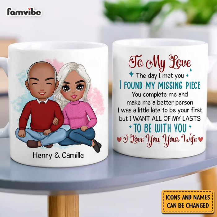 Personalized Couples Gift The Day I Met You Mug 30956 1