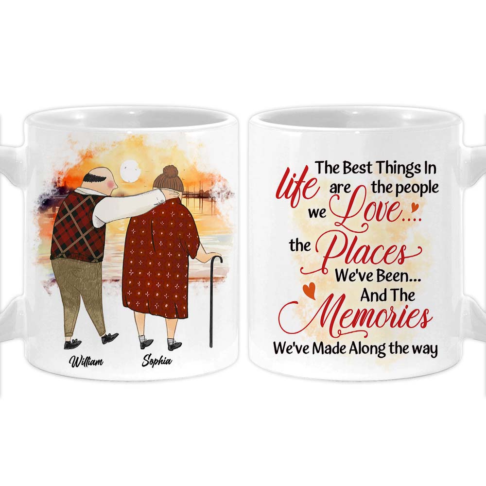Personalized Gift For Couples The Memories We've Made  Along The Way Mug 31201 Primary Mockup