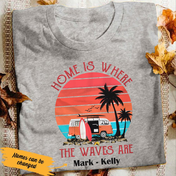 Personalized Surfing White T Shirt JN152 74O53 1