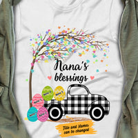 Personalized Grandma Peeps Easter Truck T Shirt FB191 81O36 thumb 1