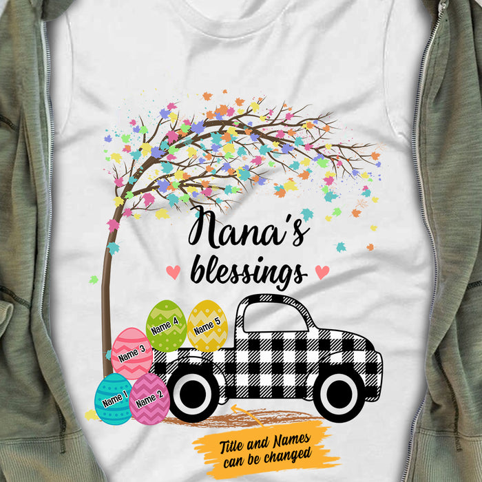 Personalized Grandma Peeps Easter Truck T Shirt FB191 81O36 1