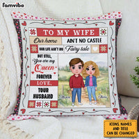 Personalized You Are My Queen Forever Couple Pillow 30598 thumb 1
