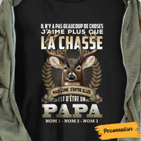 Personalized Papa Chasse French Dad Hunting T Shirt AP1310 67O60 thumb 1