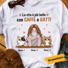 Personalized Cat Mom Italian Mamma Gatto T Shirt AP164 26O53 1