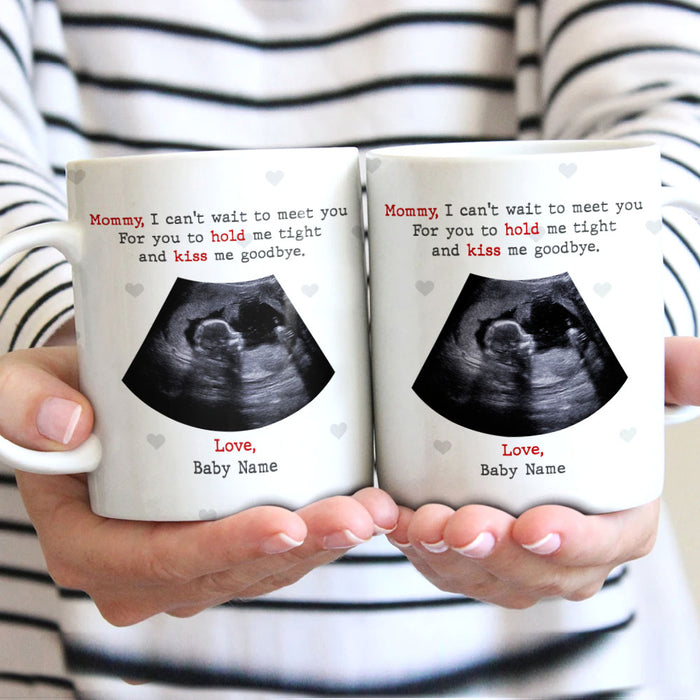 Personalized Baby Ultrasound Mom Dad Mug JR214 81O58 1