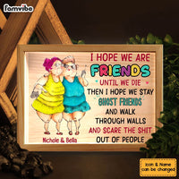 Personalized Old Friend Smile A Lot More Upload Photo Picture Frame Light Box 31553 thumb 1