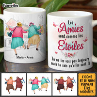 Personalized French Les Amies Sont Comme Les Étoiles Mug 30827 thumb 1