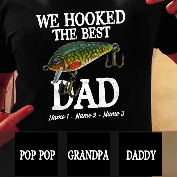 Personalized Dad Grandpa Fishing T Shirt MR253 95O36