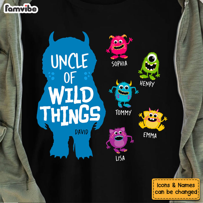 Personalized Gift Uncle Of Wild Things Shirt - Hoodie - Sweatshirt 25704 1
