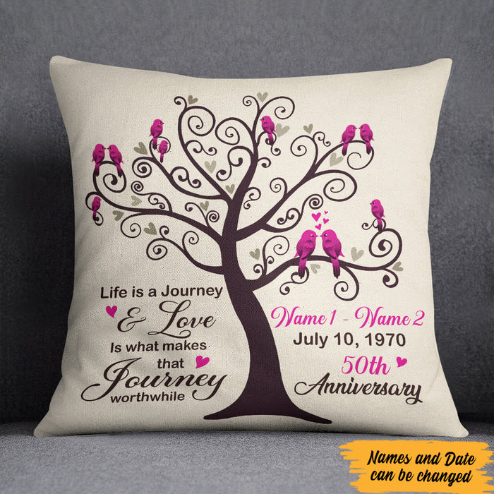 Personalized Anniversary Tree Pillow SB233 65O47 1