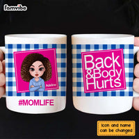 Personalized Gift Mom Life Back And Body Hurts Mug 24515 thumb 1