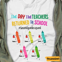 Personalized Teacher Squad Back To School T Shirt JN282 95O47 thumb 1