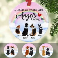 Personalized Angels Among Us Dog Memorial Ornament OB302 85O47 thumb 1