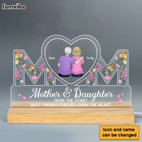 Personalized Mother And Daughter From The Star Plaque LED Lamp Night Light 30408 thumb 1