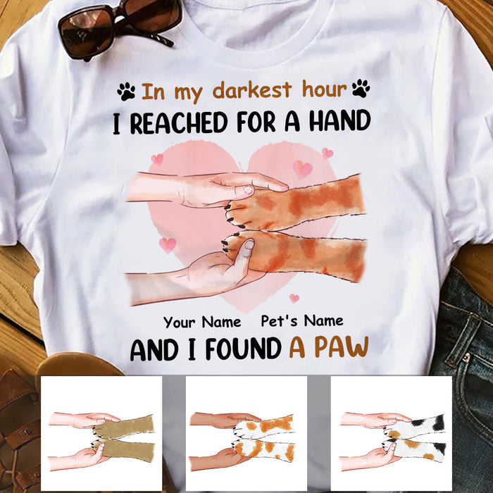 Personalized Dog Mom When I Need A Hand T Shirt MR92 81O58 1