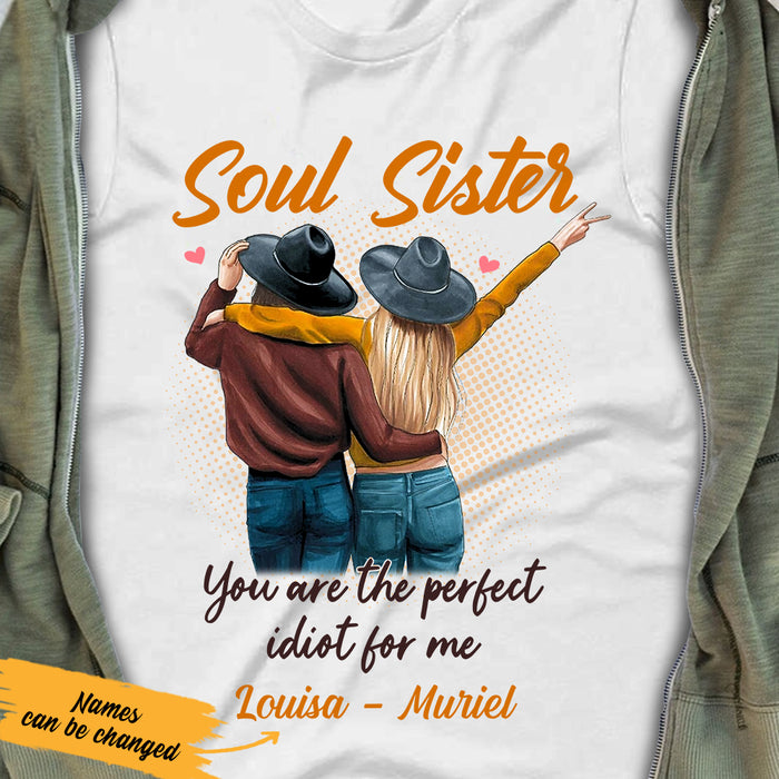 Personalized Girl Friends Perfect Idiot T Shirt AG53 27O36 1