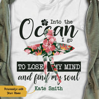 Personalized Surfing White  T Shirt JN163 65O58 thumb 1