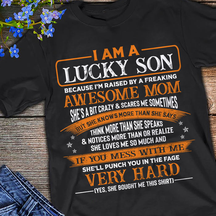 Awesome Mom Son T Shirt  DB241 81O36 1
