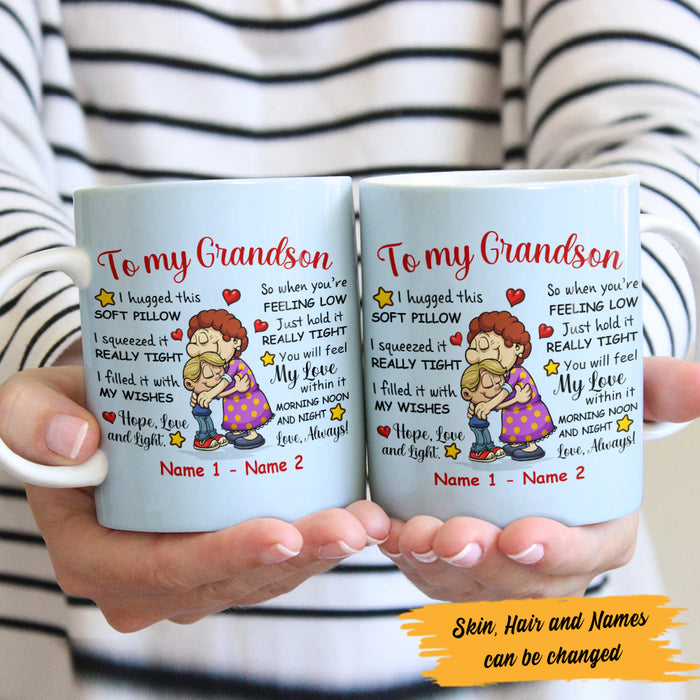 Personalized To My Grandson Grandma Mug MR151 29O47 1