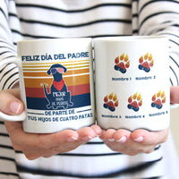 Personalized Dog Dad Grandpa Spanish Papá Abuelo Perro Mug MY53 95O58 thumb 1
