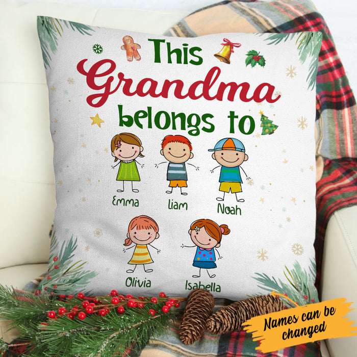 Personalized Mom Grandma  Pillow MY111 81O34 (Insert Included) 1