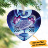 Personalized Butterfly Memorial Mom Dad Heart Ornament SB71 87O36 1