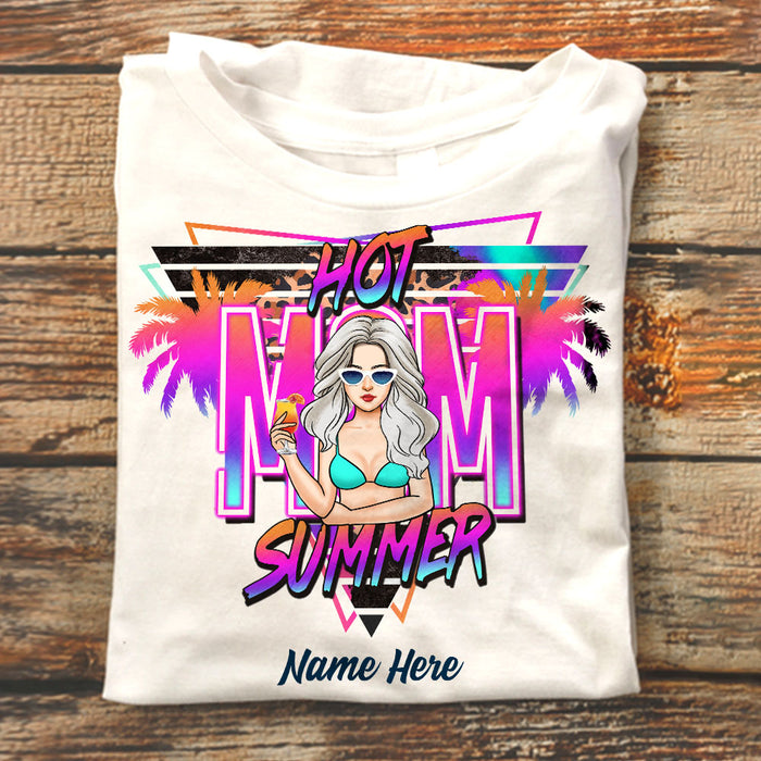 Personalized Hot Mom Summer Beach T Shirt JL21 30O58 1
