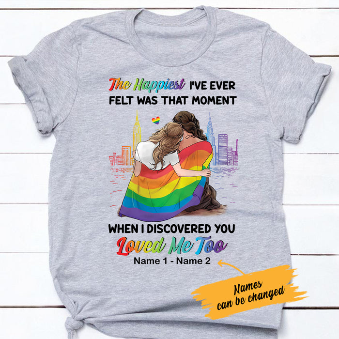 Personalized You Loved Me Too LGBT Lesbian Love T Shirt SB152 67O47 1