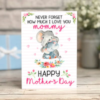 Elephant Mom Mother's Day Card MR102 95O53 thumb 1