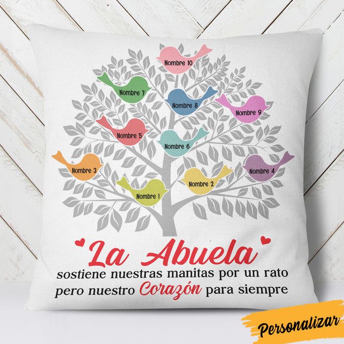 Personalized Spanish Mamá Abuela Tree Mom Grandma Pillow AP154 65O36 (Insert Included) 1